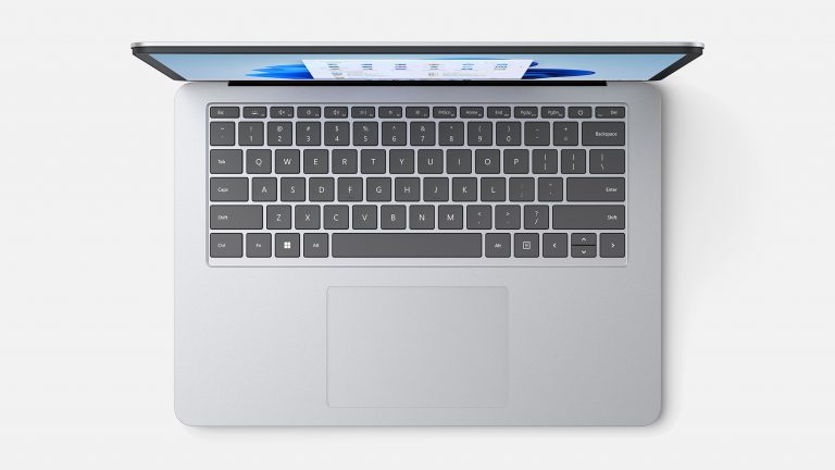 A Surface laptop