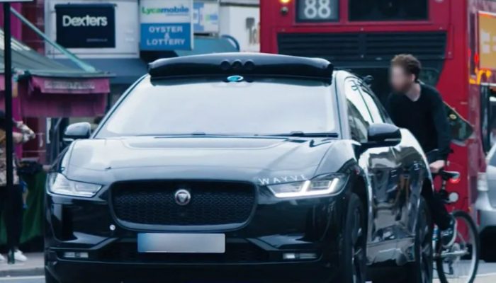 Wayve autonomous vehicle on a British street