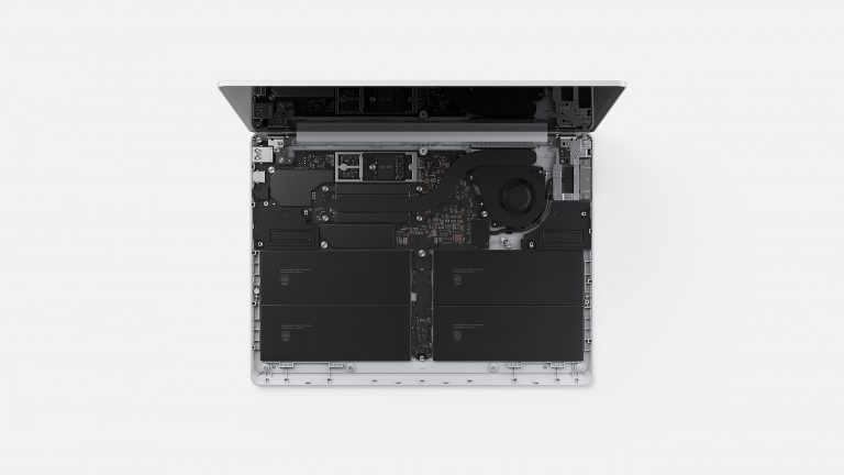 Internals of Surface Laptop Go 2