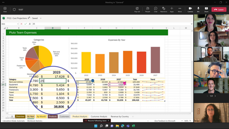 Excel Live embedded in Microsoft Teams