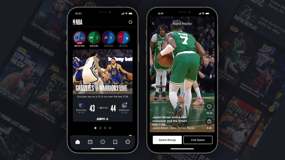 The NBA's new immersive app