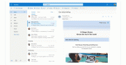 Outlook window with briefing email scrolling and clicking on buttons to book time for learning, confirming topics, booking meeting recap time, and booking time to take a break