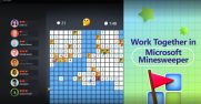 Screenshot shows Microsoft Minesweeper