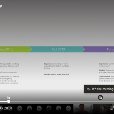 Screenshot shows a meeting recording