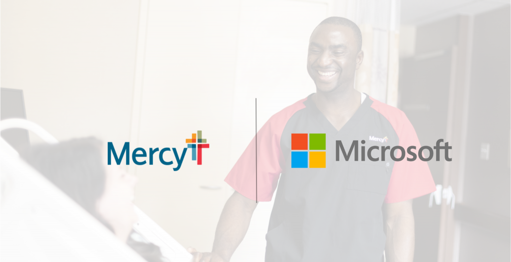 Mercy and Microsoft logos