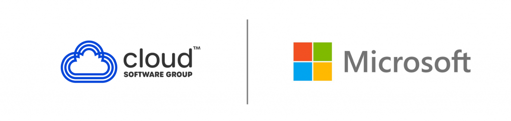 Cloud Software Group and Microsoft logo