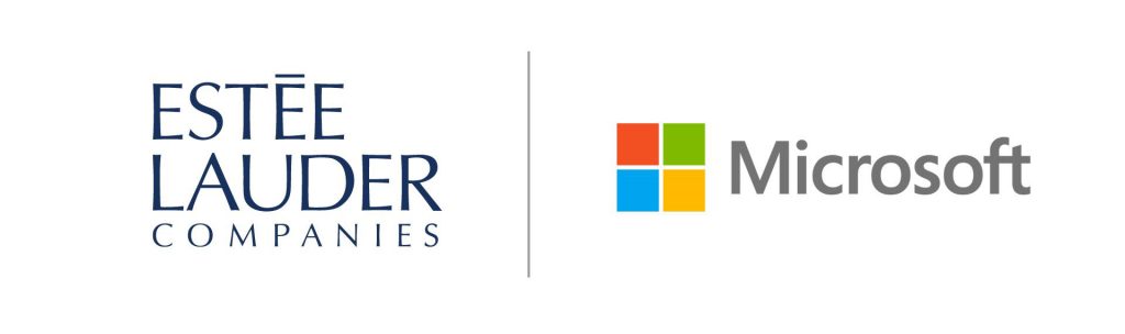 Estée Lauder Companies and Microsoft logo