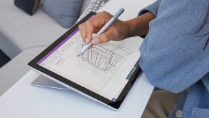 Surface Pro 7, sketching
