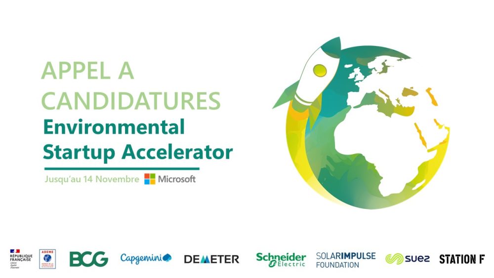 Microsoft France lance la deuxième promotion de son Environmental Startup Accelerator