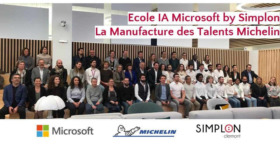 Microsoft France inaugure la 3ème École IA Microsoft by Simplon avec La Manufacture des Talents Michelin à Clermont-Ferrand