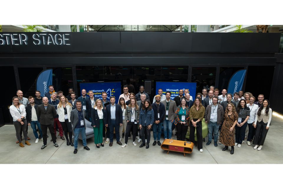 Microsoft France dévoile les lauréats de la première promotion du Generative AI Startup Program à STATION F