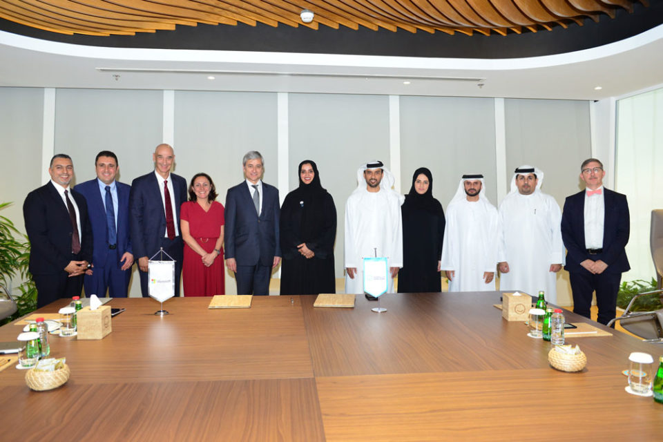 Group photo of key people from both parties (Smart Dubai and Microsoft) after the signing of the Memorandum of Understanding