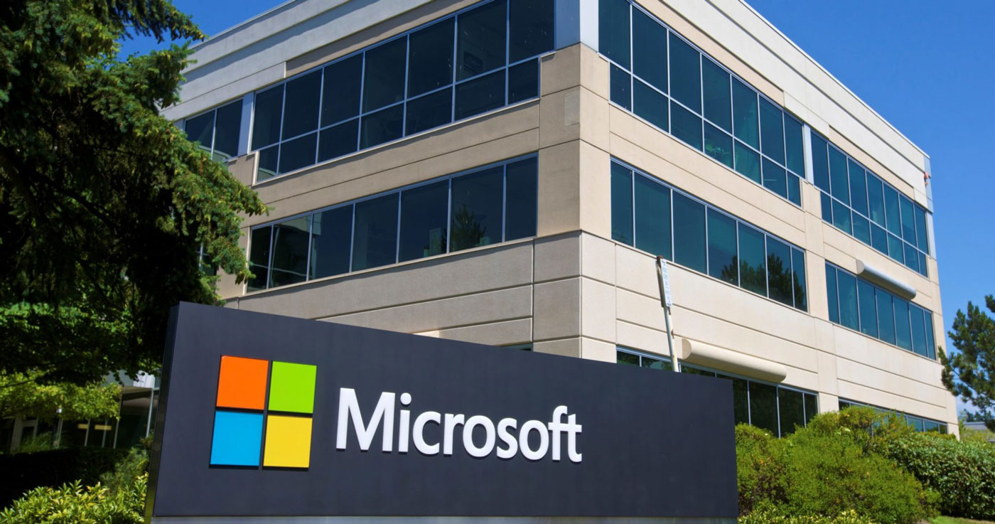 Microsoft Building and Logo