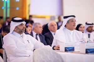 His Excellency Mr. Mohammed bin Ali Al Mannai, Minister of Communications and Information Technology and H.E. Mr Abdulaziz bin Nasser bin Mubarak Al Khalifa, President of the Civil Service and Government Development Bureau.
