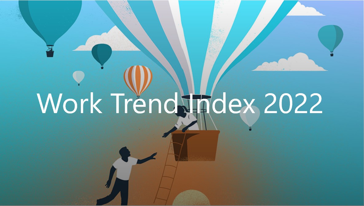 Länk till rapporten Work Trend Index 2022