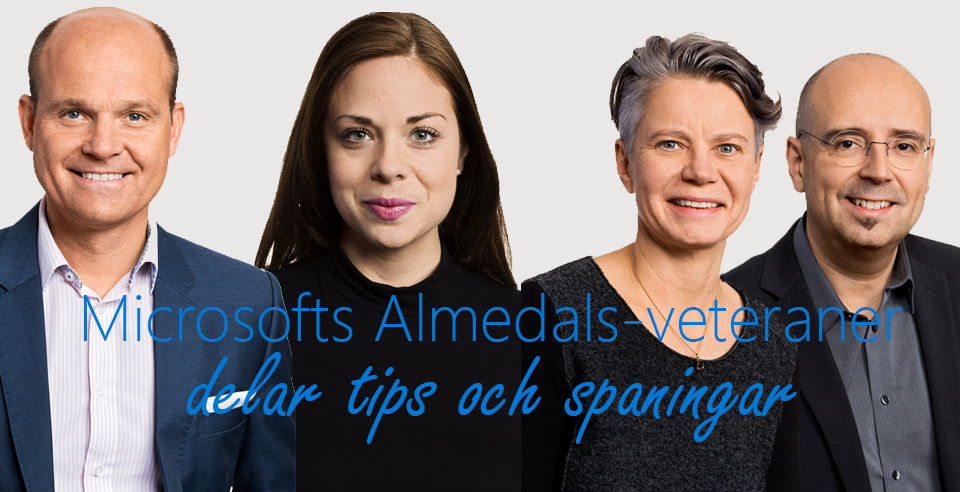 Almedals-veteraner Microsoft delar tips