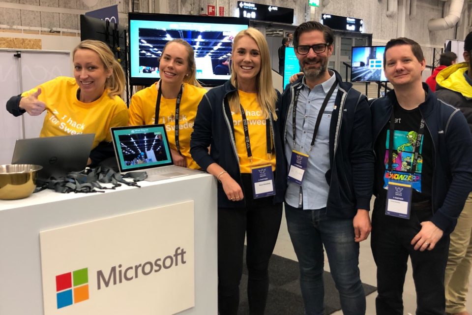 Microsoft på Hack for Sweden