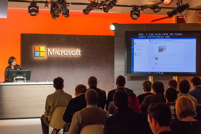 Mira Lane, Principal UX Architect for Microsoft Teams, demoed the new experience, built for today’s dynamic teams.