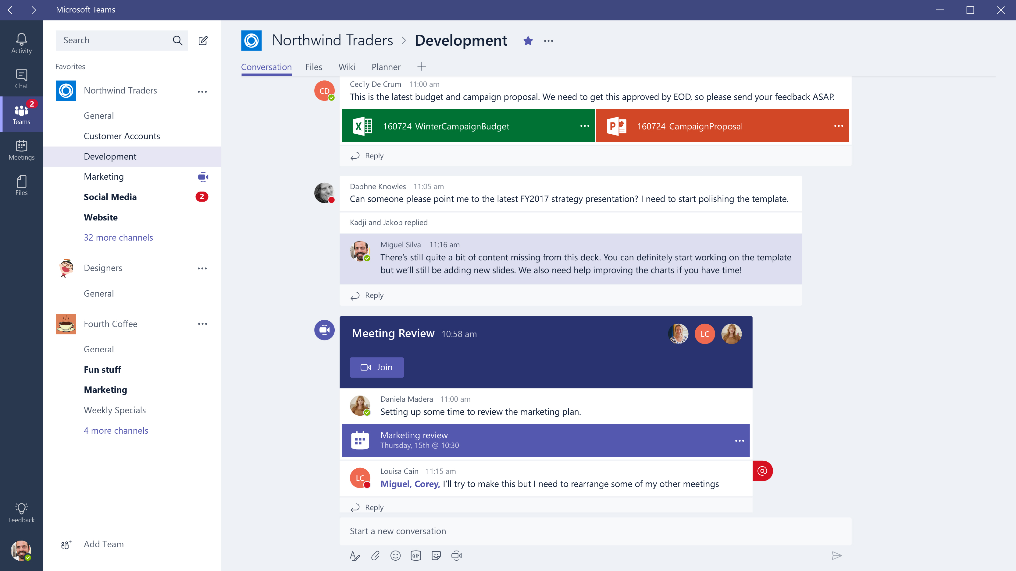 During – Microsoft Teams