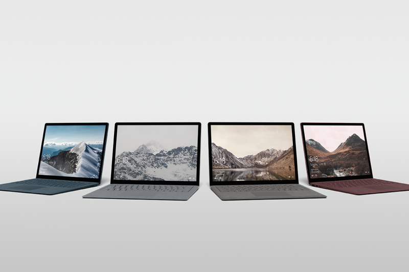 Surface Laptop is our most personal laptop, and it comes in four rich tone-on-tone colors – Platinum, Burgundy, Cobalt Blue and Graphite Gold – designed for peoples’ individual style.