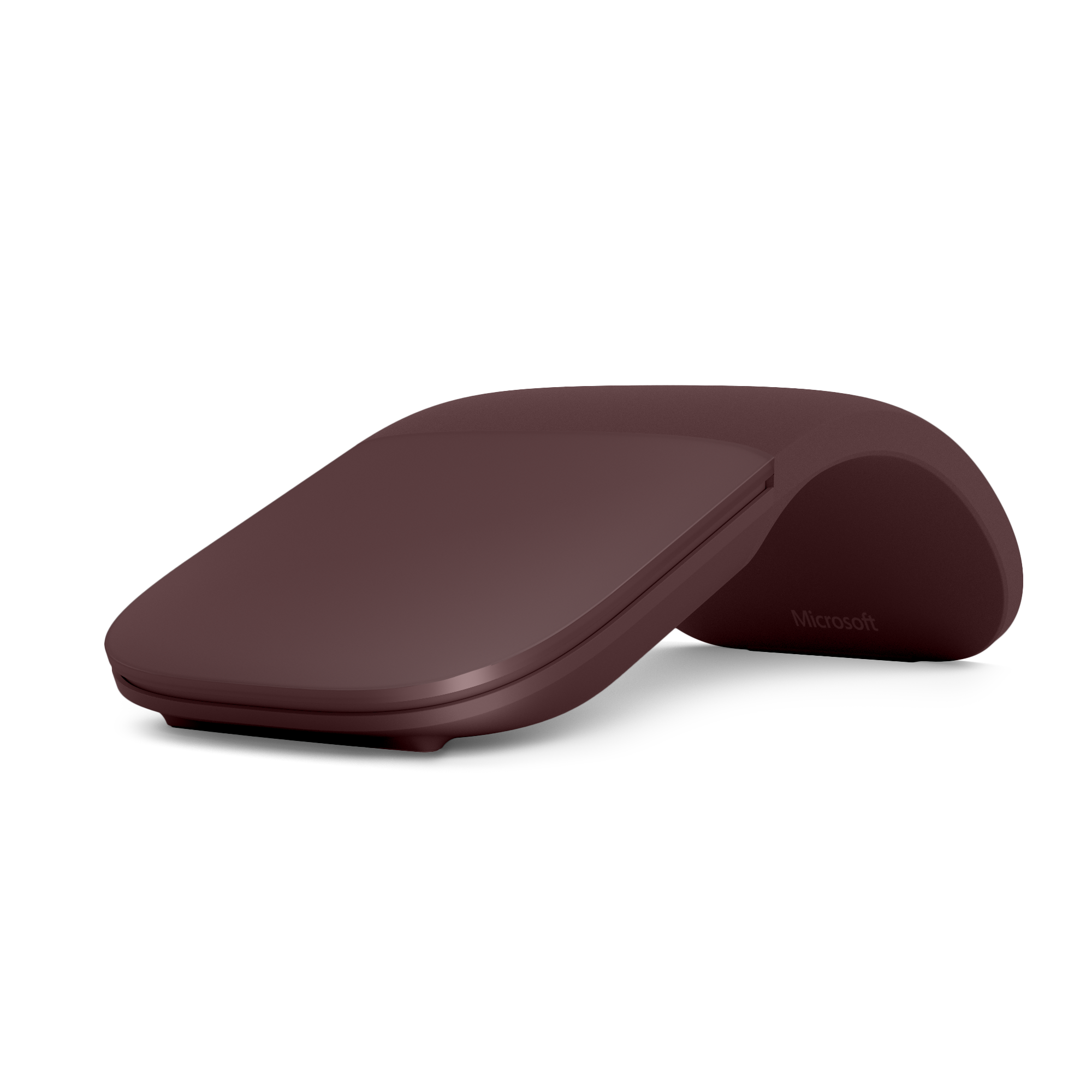 Microsoft Surface Arc Mouse in Burgundy, designed to conform to your hand –  #MicrosoftEDU Event
