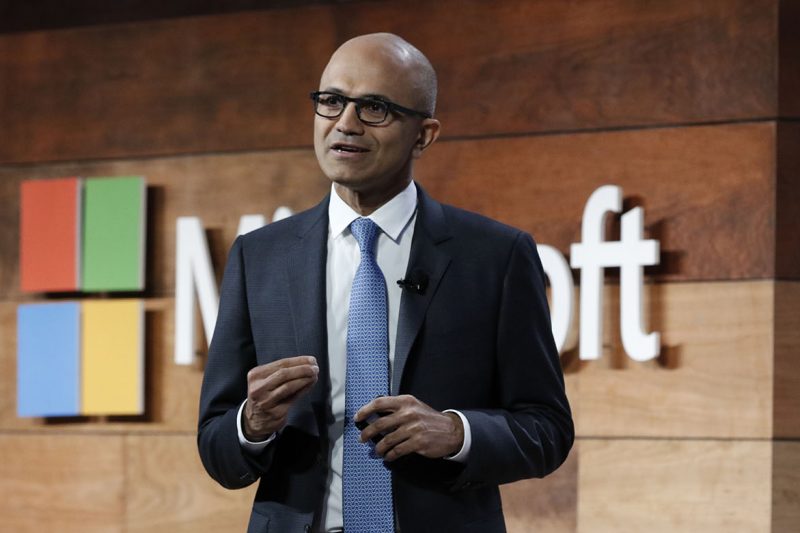 Satya Nadella sharing Microsoft's new security posture.