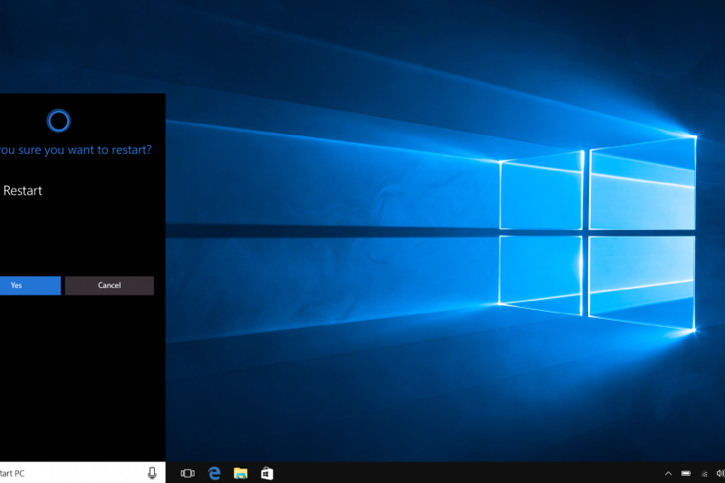 With the Windows 10 Fall Creators Update, you can now ask Cortana to shut down, restart, or sleep your PC. 