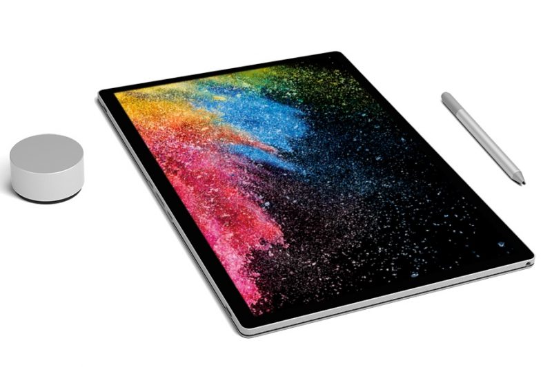 Surface Book 2 15-inch in Tablet Mode.