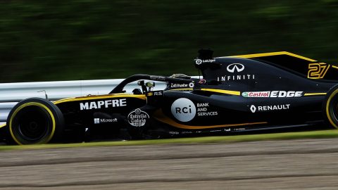 A Renault Sport Formula One Team race car.
