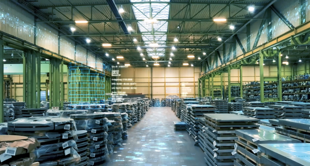 A thyssenkrupp Materials Services warehouse.