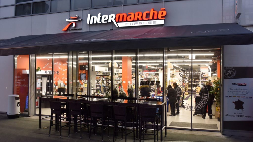 An Intermarche storefront.