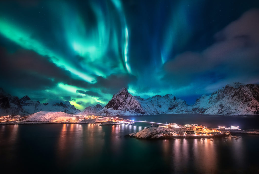 The Northern Lights over Norway.