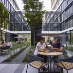 Courtyard at Microsoft’s Munich space