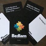 Cards from the Bedlam game