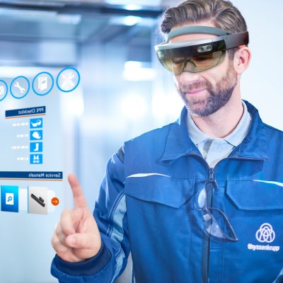 HoloLens-Einsatz bei Thyssenkrupp Elevator