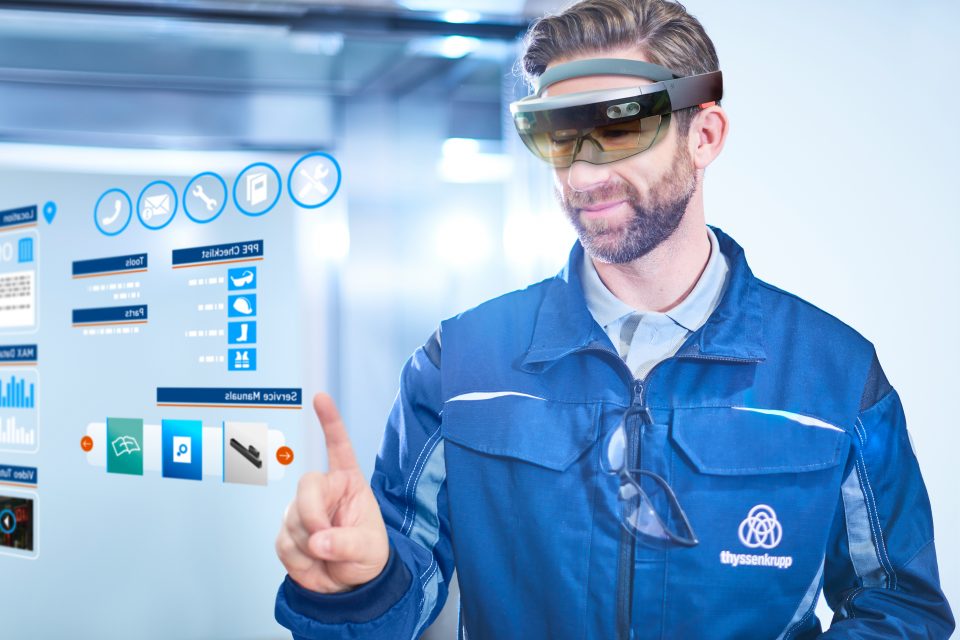 HoloLens-Einsatz bei Thyssenkrupp Elevator
