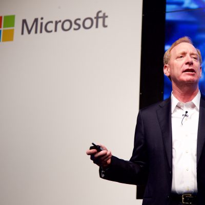 Microsoft-Präsident Brad Smith in Berlin