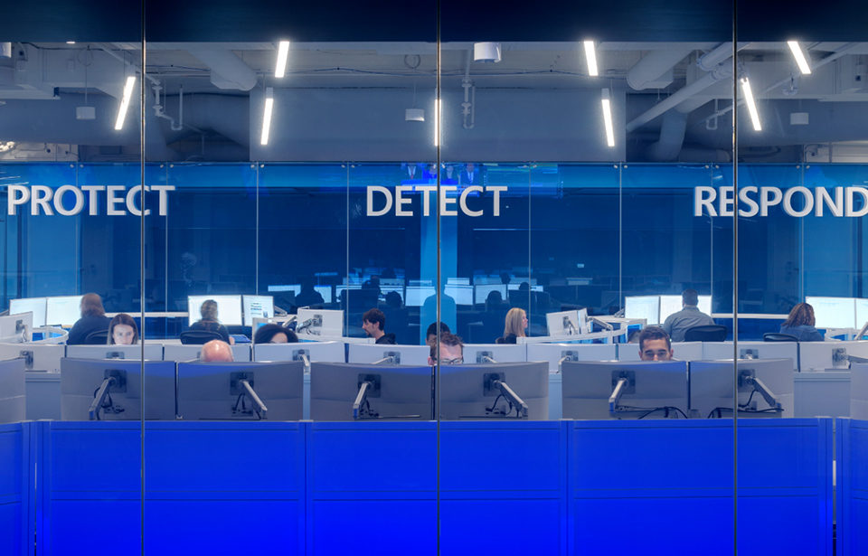 Protect Detect Respond Schild im Security Center