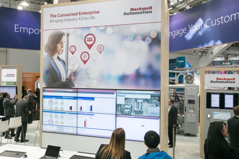Hannover Messe 2017: Microsoft Stand (Rockwell Automation)