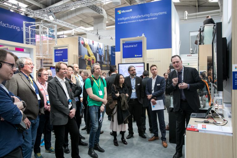 Hannover Messe 2017: Microsoft Stand
