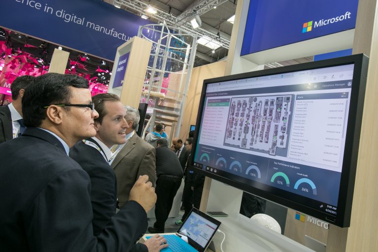 Hannover Messe 2017: Microsoft Stand