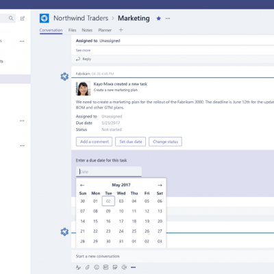 Build 2017: Microsoft Teams Actionable Messages