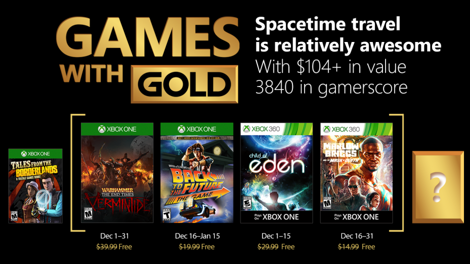 games with gold dezember