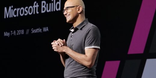 Microsoft CEO Satya Nadella at Build 2018 in Seattle (Quelle: Microsoft)