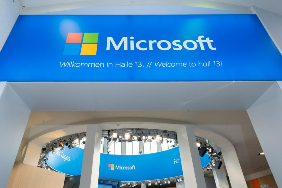 Messestand von Microsoft auf der IFA