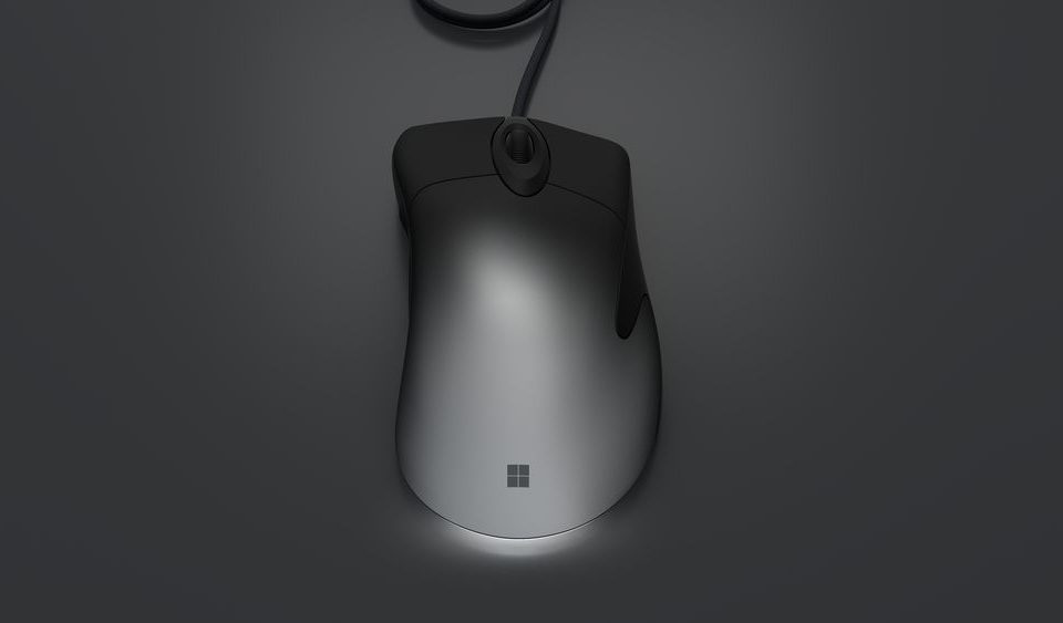 Renderbild der Microsoft Pro IntelliMouse