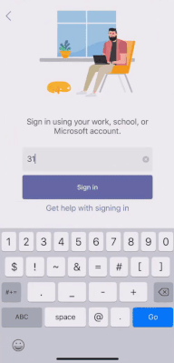 SMS Sign IN