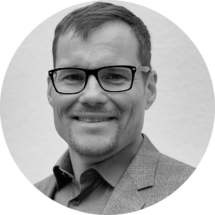 Profilfoto schwarz/weiß Markus Göbel, Senior Communications Manager Microsoft Deutschland