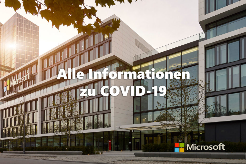 Alle Infos zu COVID-19 – so unterstützt Microsoft