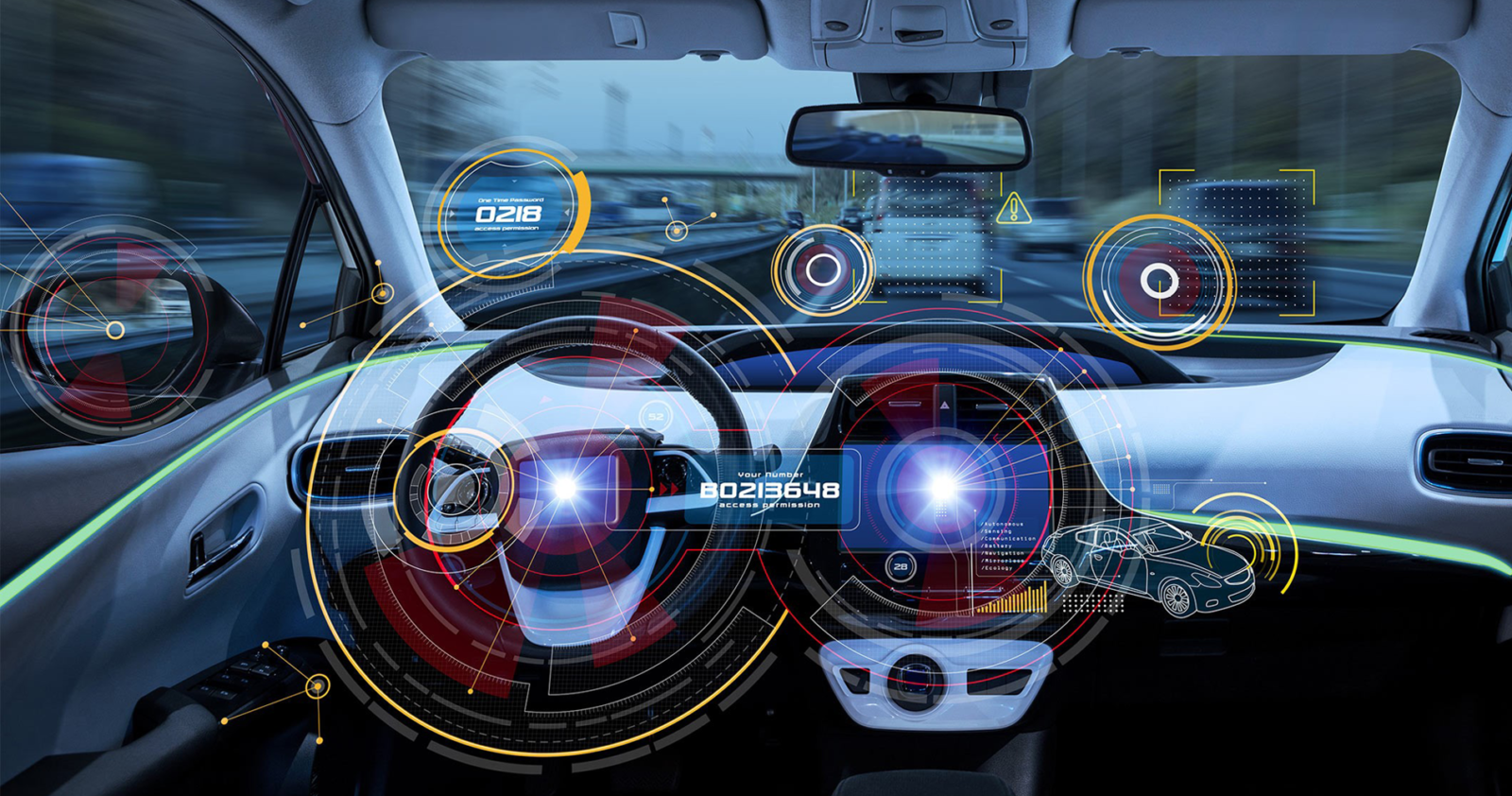Digitales Cockpit im vernetzten Auto